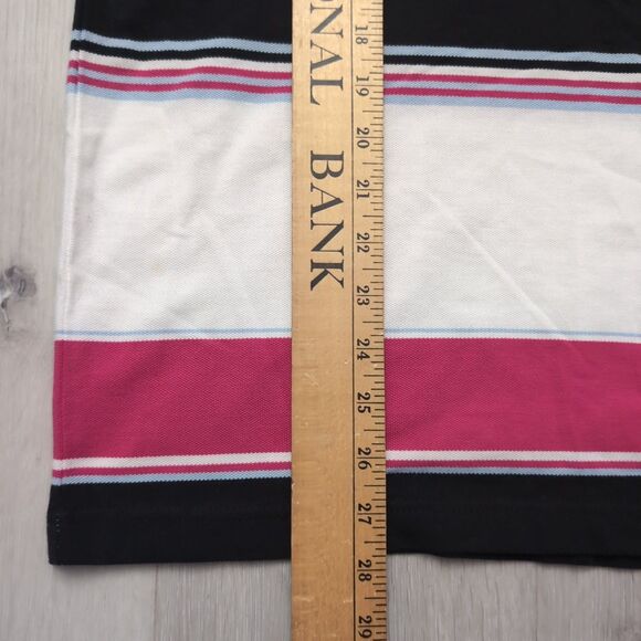 Polo US Polo Open Team Club -50- Shirt Mens Large MultiColor Striped Pocket Polo - Picture 3 of 5